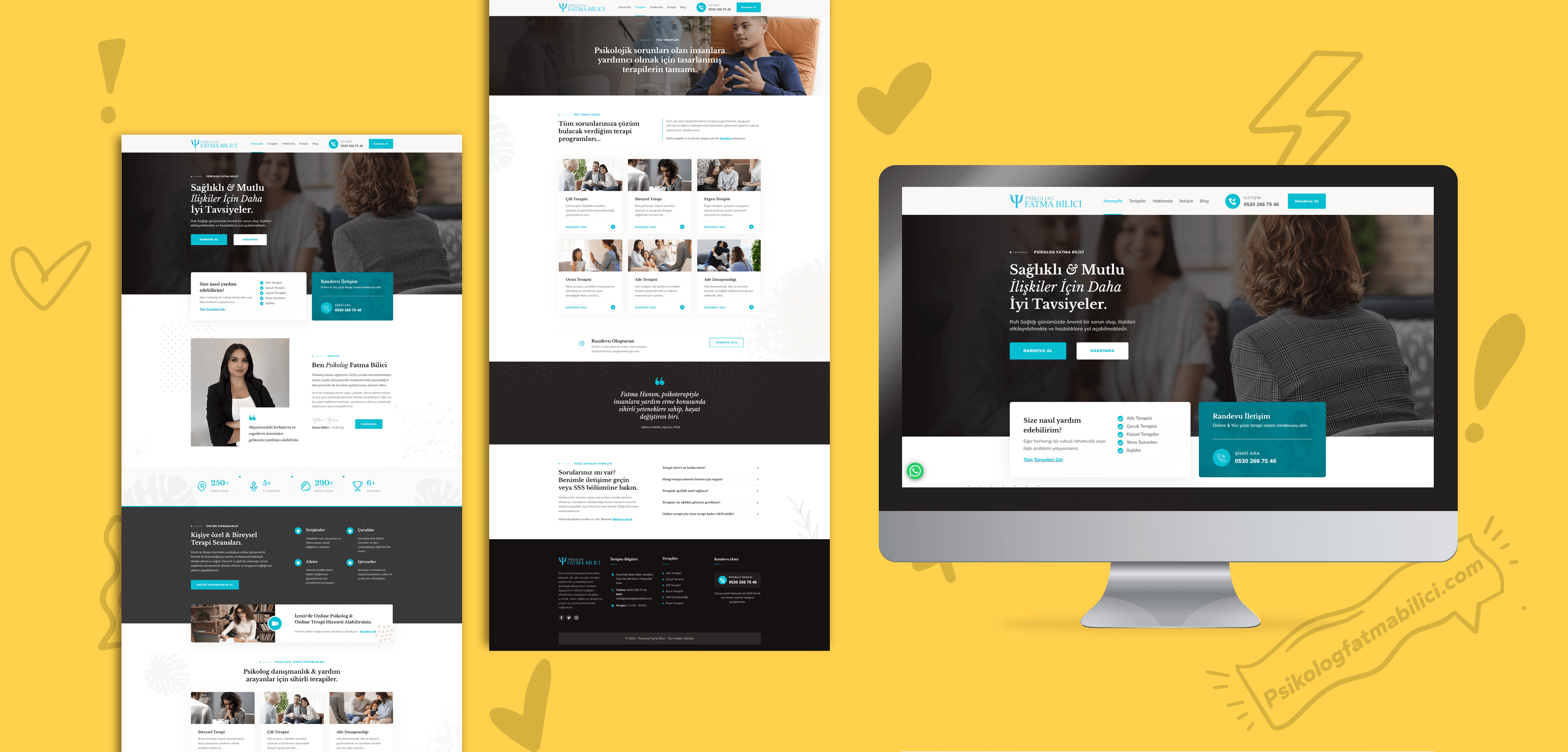 psikolog web site tasarımı